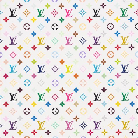 louis vuitton white monogram multicolor|louis vuitton colorful print.